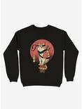 Shinobi Cat Sweatshirt, BLACK, hi-res