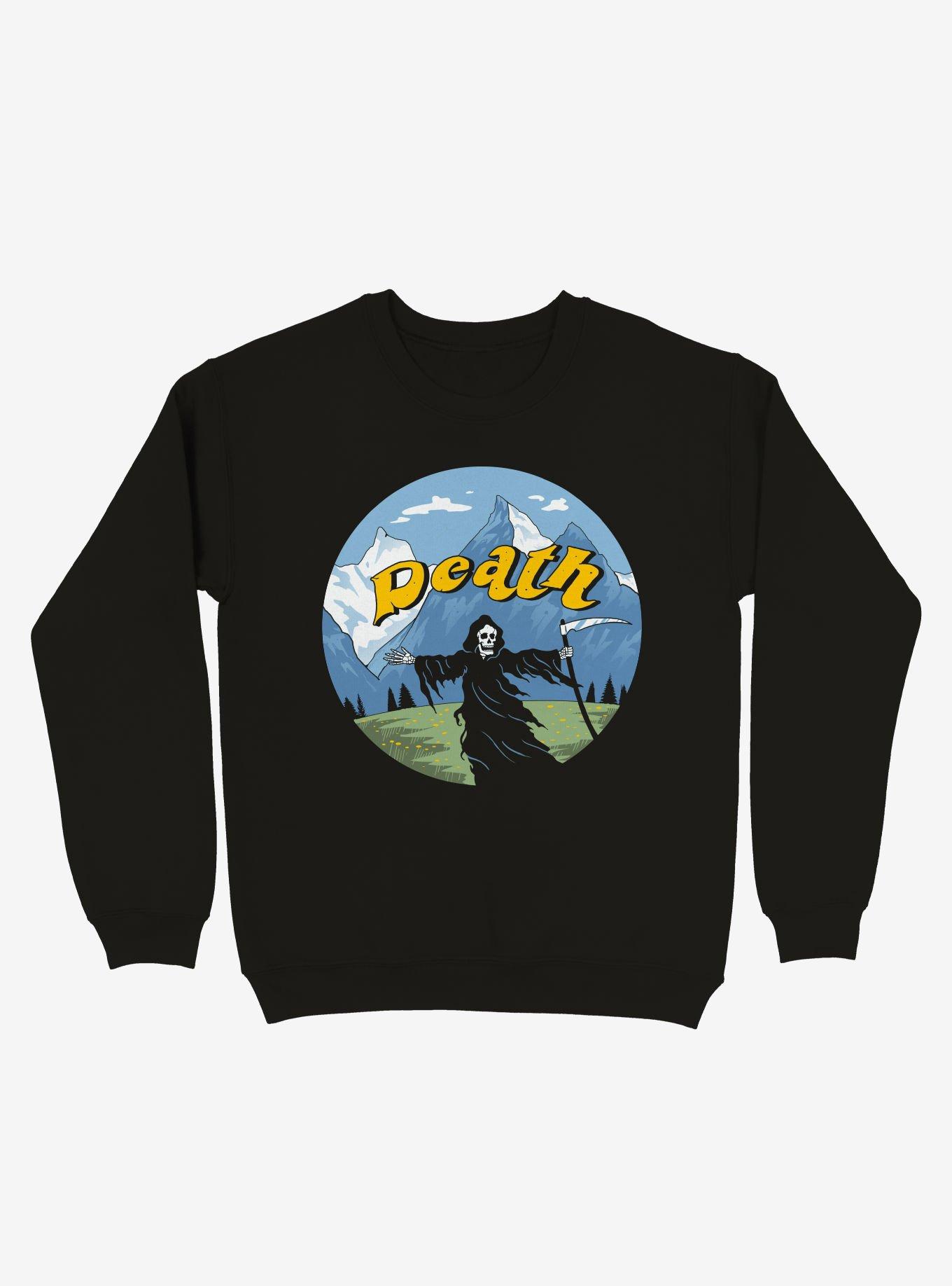 The Sound Of Death Grim Reaper Sweatshirt, BLACK, hi-res