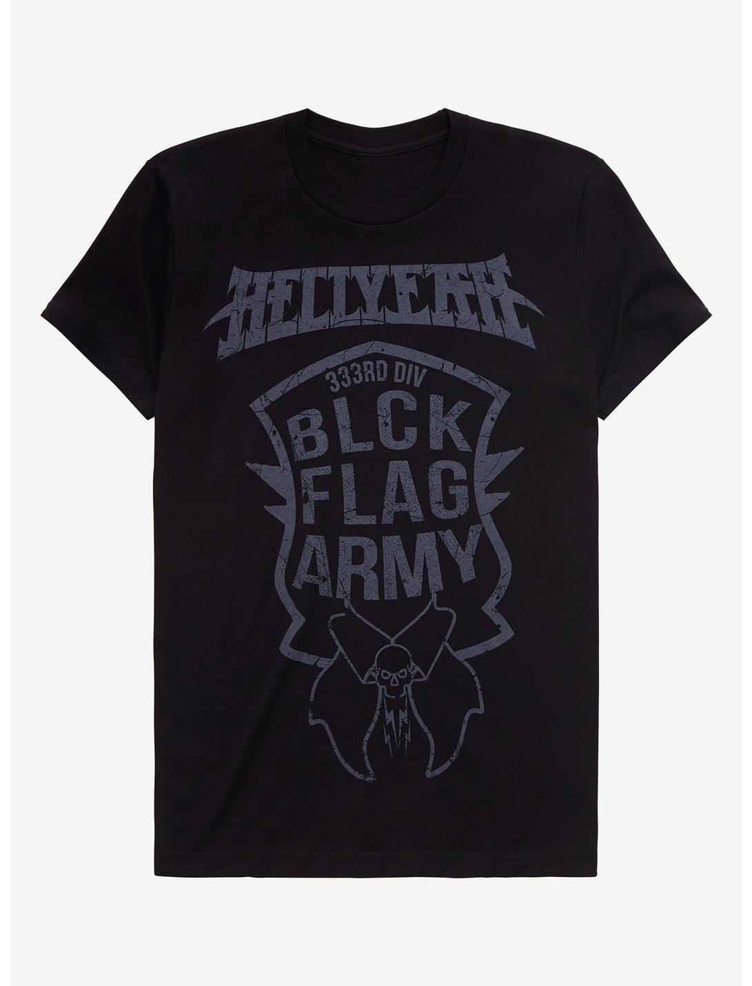 HELLYEAH Black Flag Army T-Shirt, BLACK, hi-res