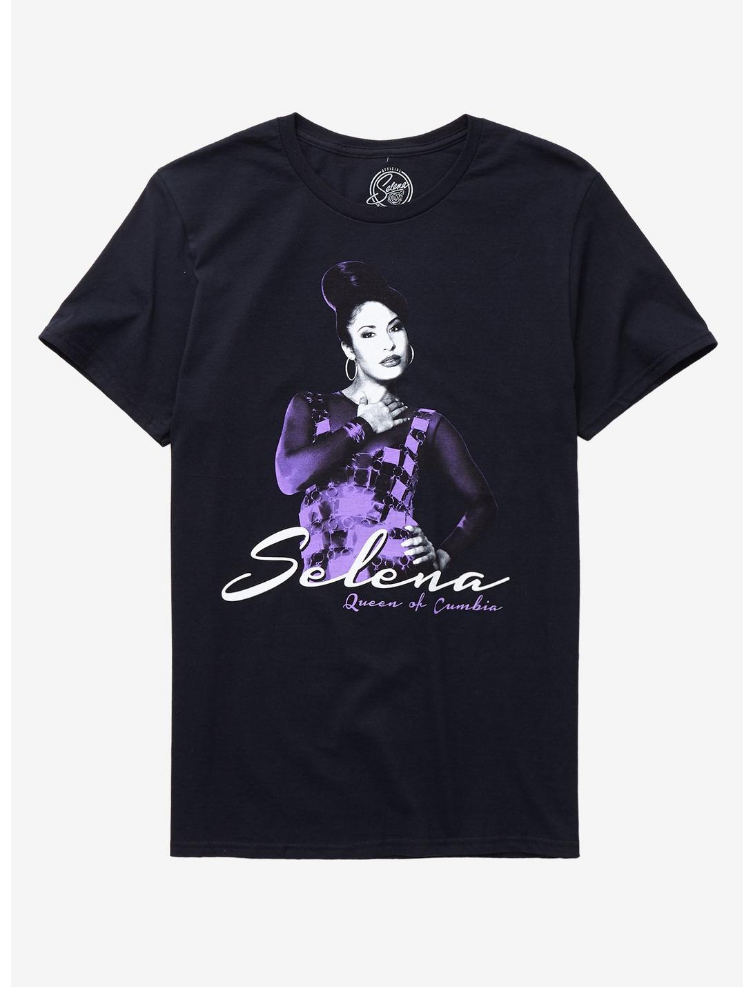 Selena Purple Dress T-Shirt, BLACK, hi-res