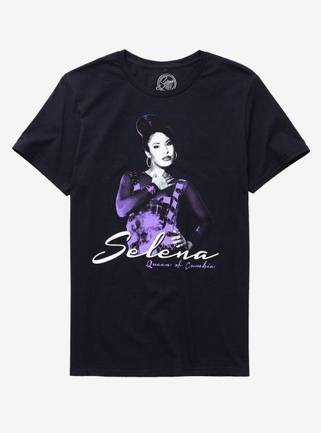 Selena Quintanilla Shirt Purple Plaid Long Sleeves Button Up Official on sale Merch Y2k