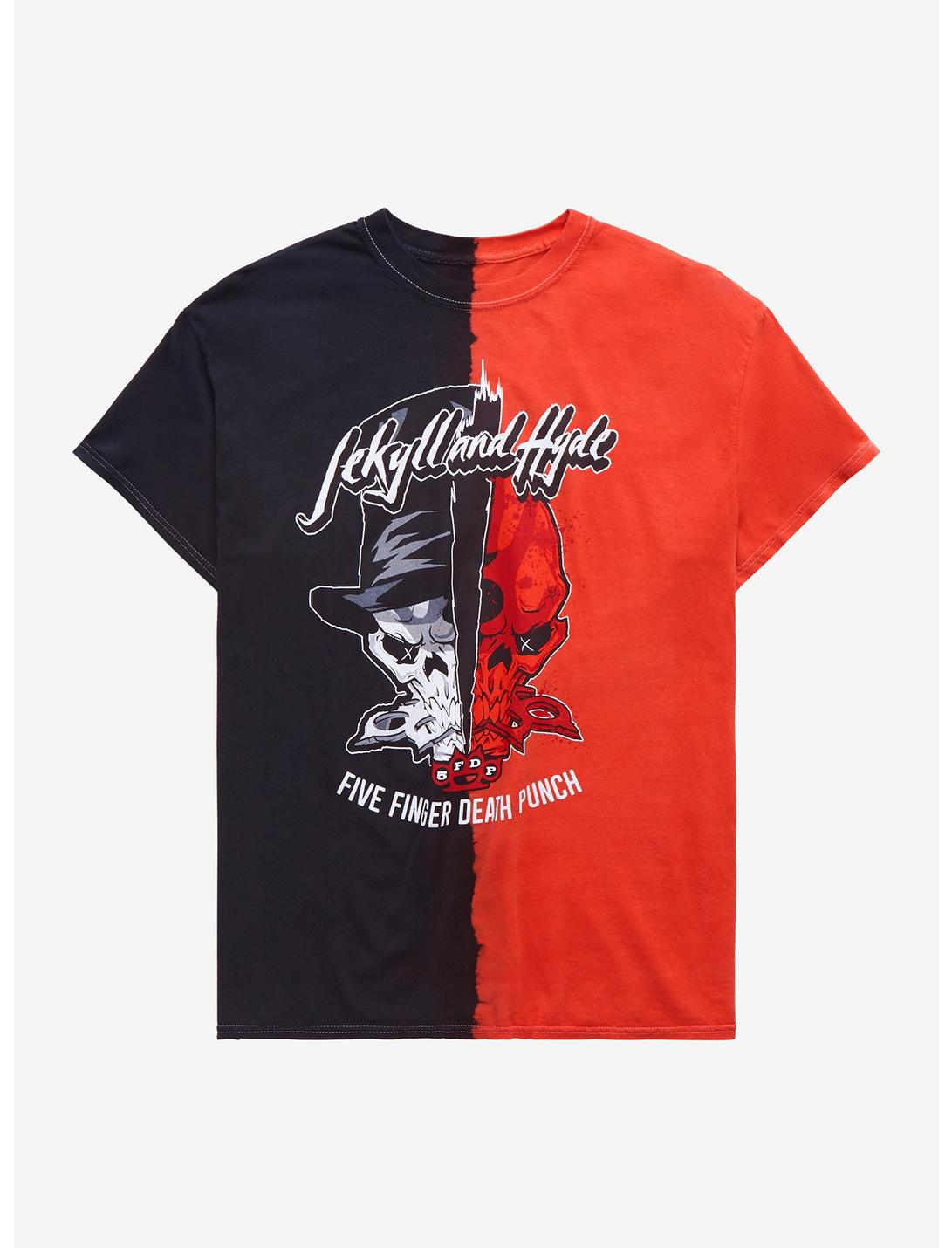 Five Finger Death Punch Jekyll And Hyde Split T-Shirt, MULTI, hi-res