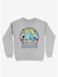 Land Of The Bold And Abstract Sweatshirt, SILVER, hi-res
