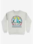 Land Of The Bold And Abstract Sweatshirt, WHITE, hi-res
