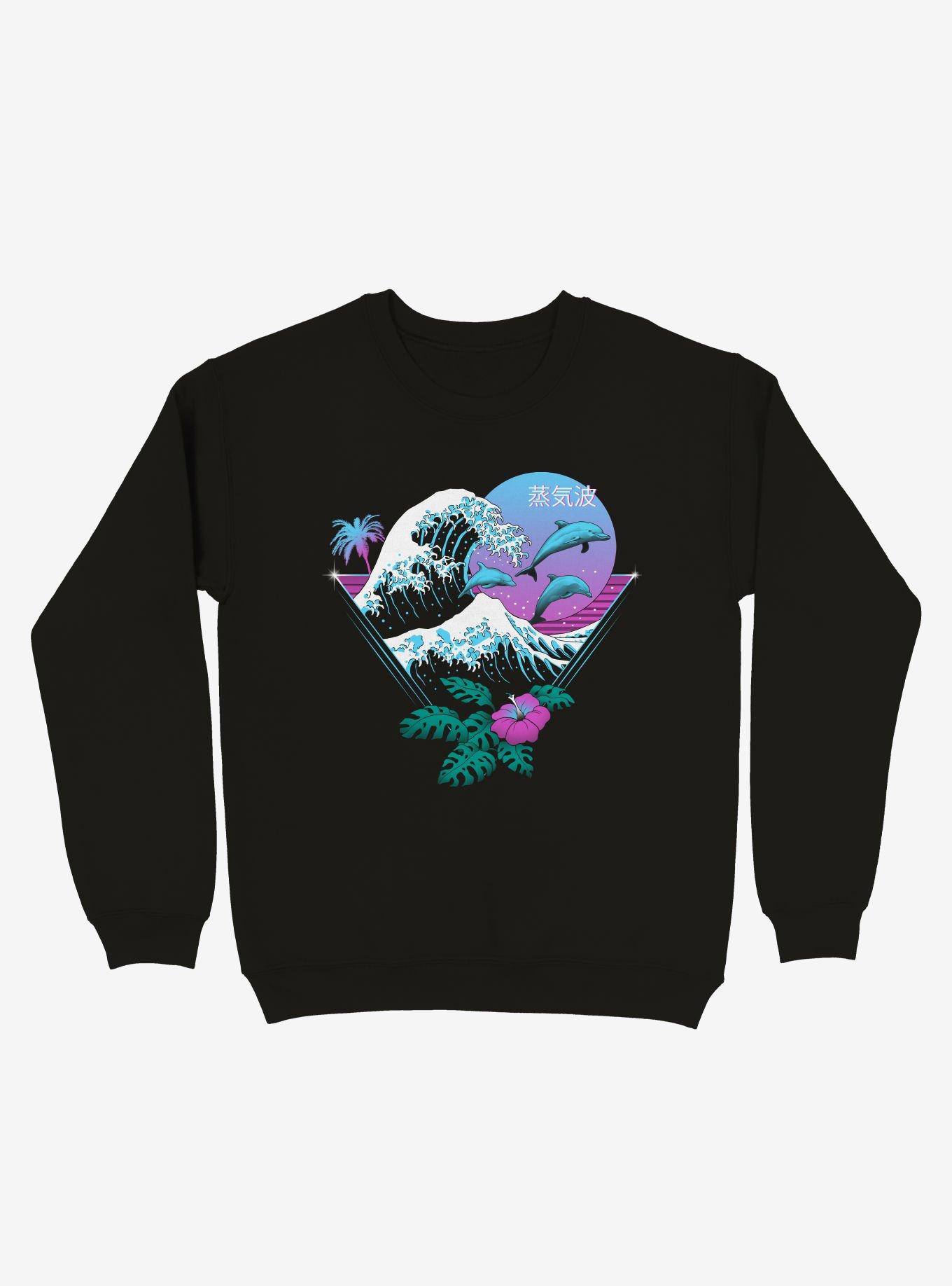 Dolphin Waves Sweatshirt, , hi-res