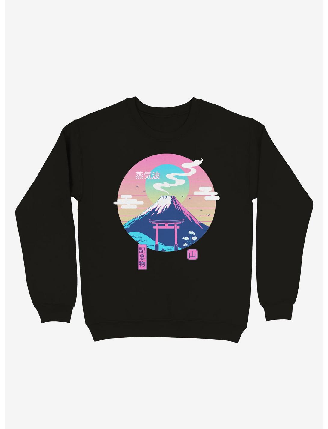 Fuji Wave Sweatshirt, BLACK, hi-res
