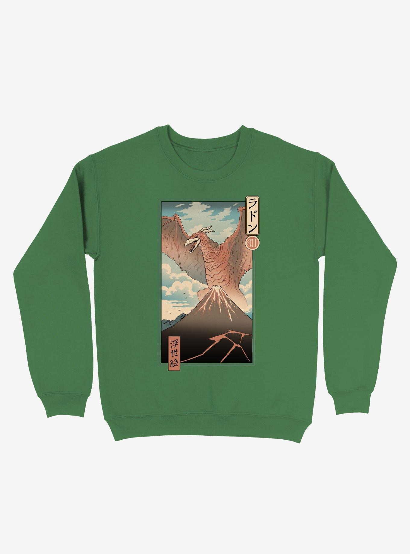 Irradiated Kaiju Ukiyo-e Sweatshirt, , hi-res