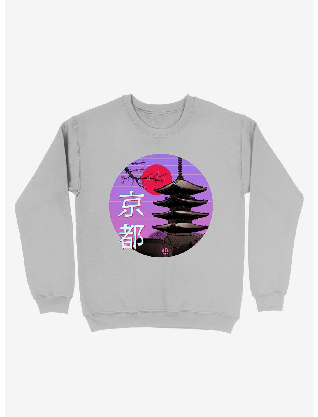 Kyoto Wave Sweatshirt, SILVER, hi-res