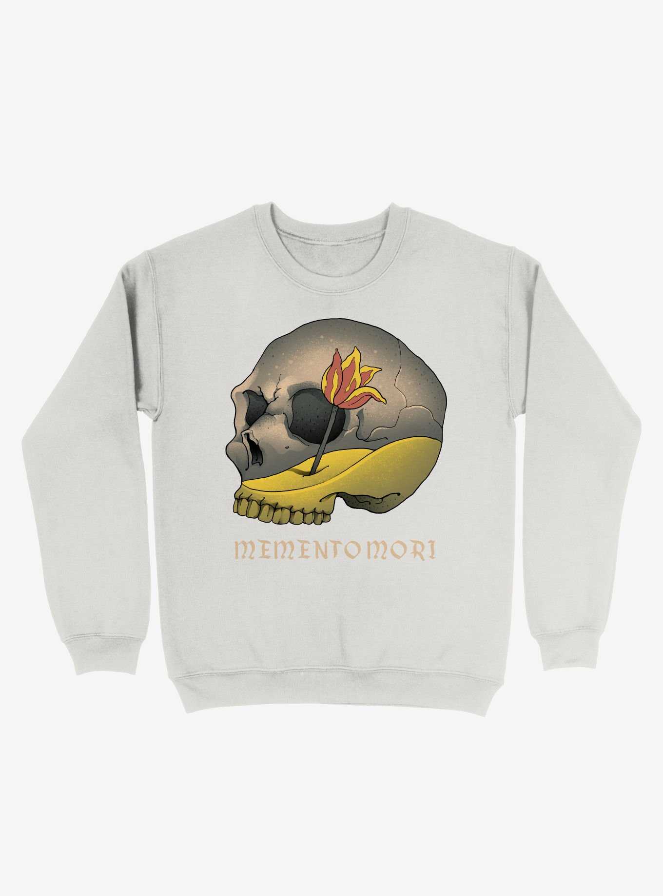 Memento Mori Skull Sweatshirt, , hi-res