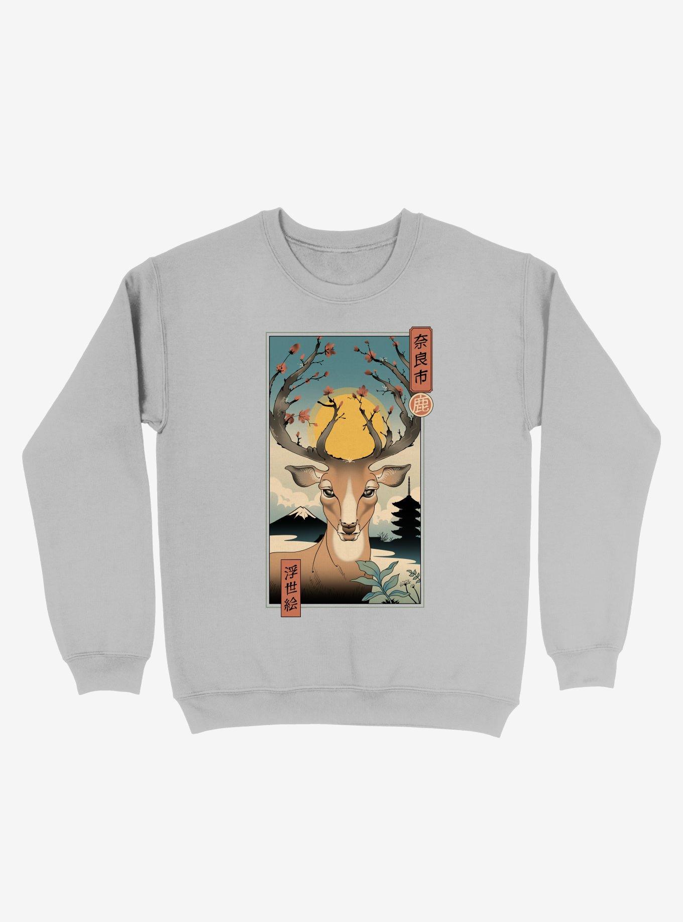 Spring In Nara Sweatshirt, SILVER, hi-res