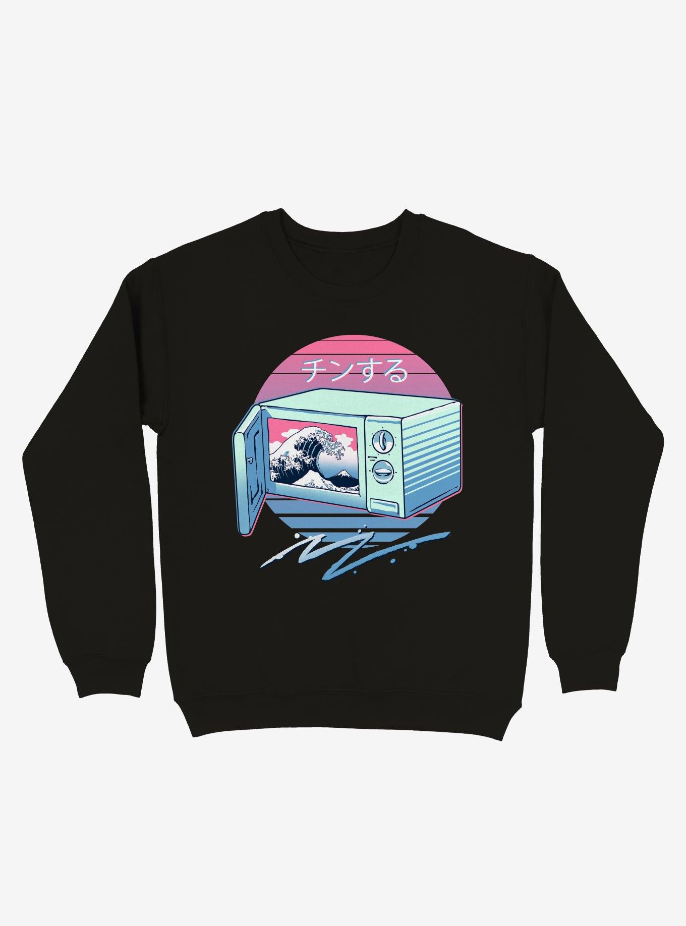 The Micro Wave! Sweatshirt, BLACK, hi-res