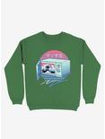 The Micro Wave! Sweatshirt, KELLY GREEN, hi-res