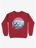 The Micro Wave! Sweatshirt, RED, hi-res
