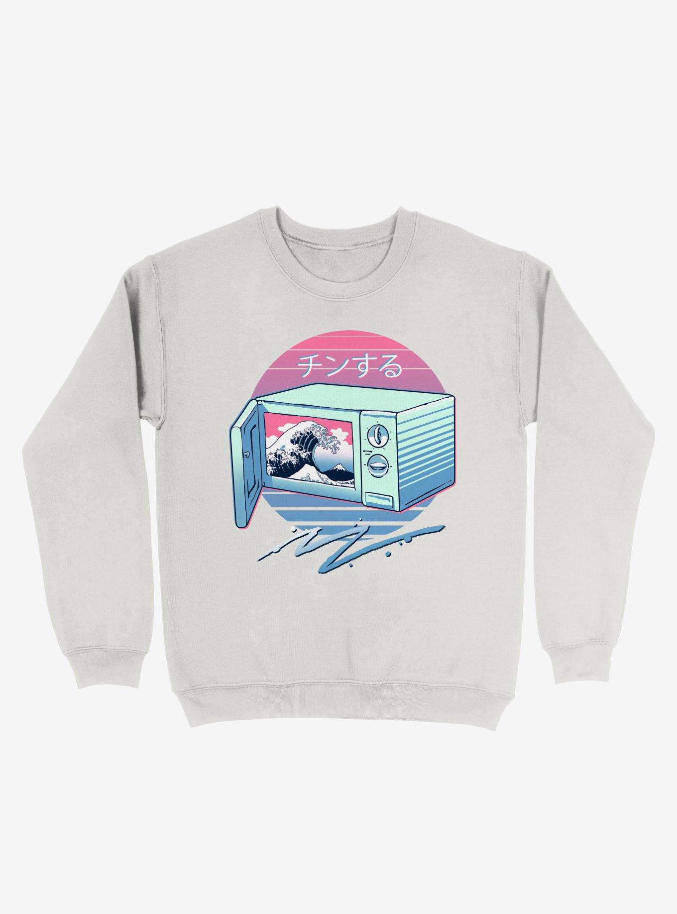 The Micro Wave! Sweatshirt, WHITE, hi-res