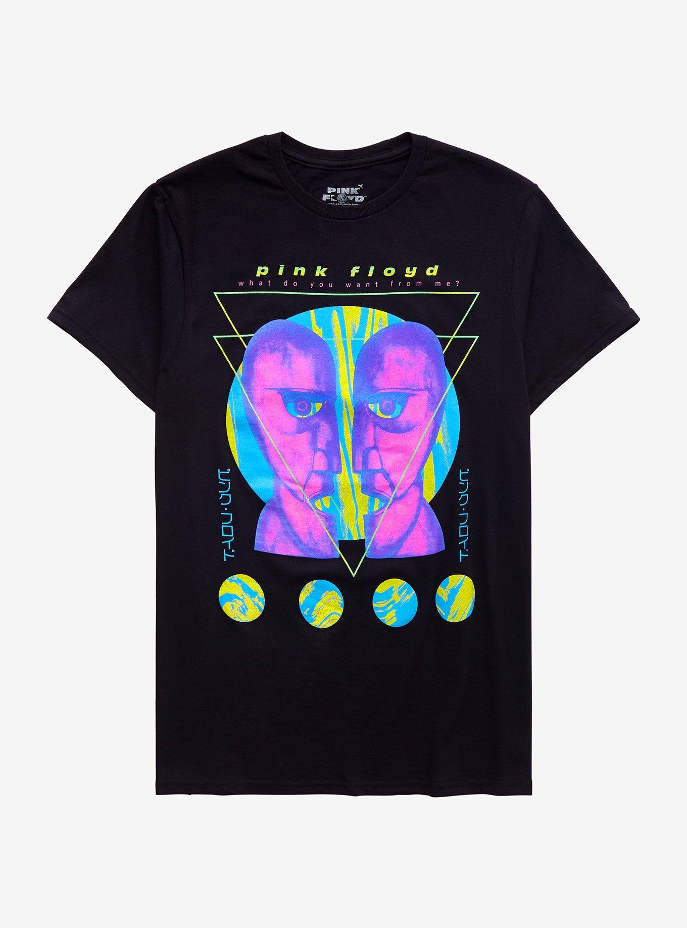 Pink Floyd What Do You Want From Me Vaporwave T-Shirt, BLACK, hi-res