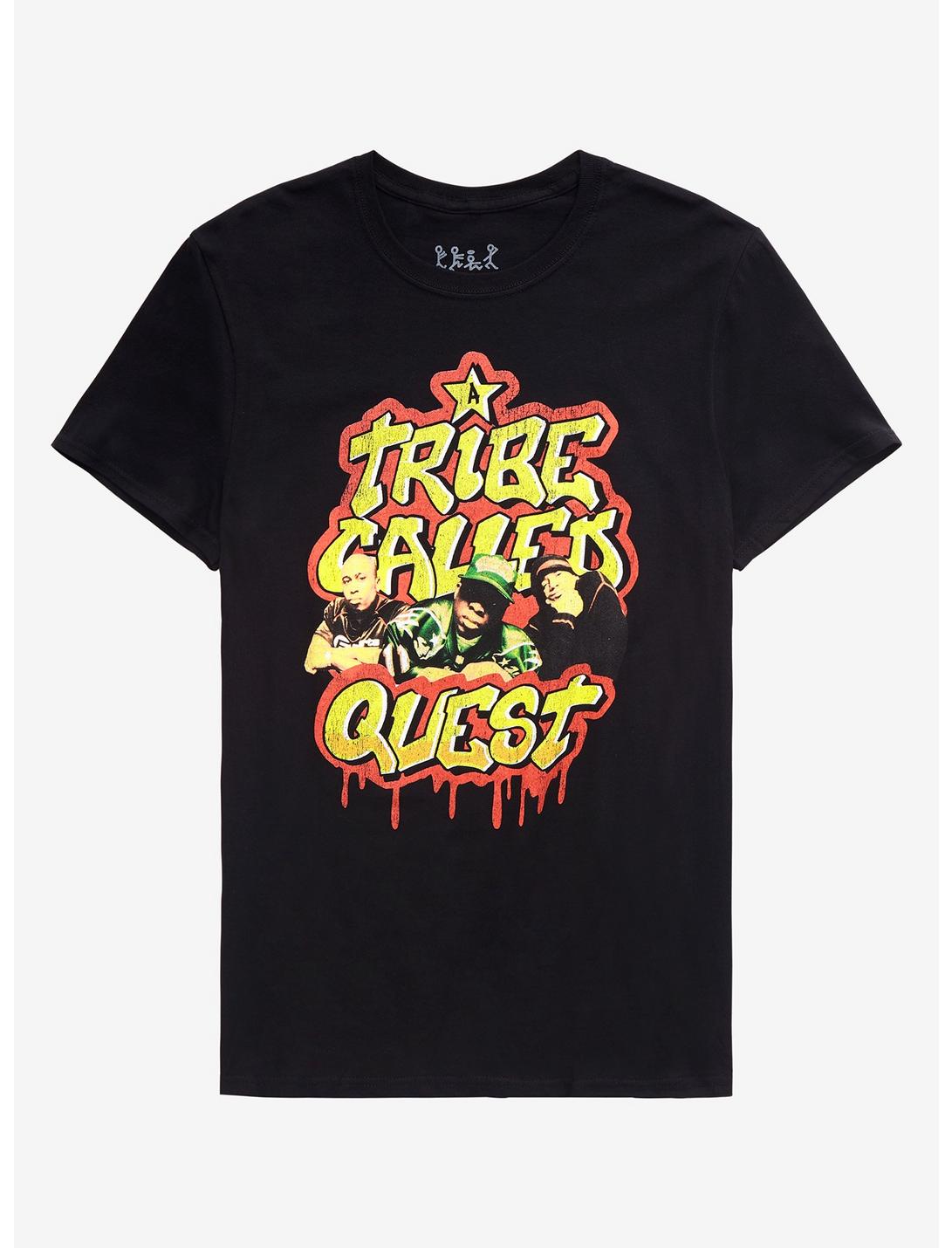 A Tribe Called Quest Group Logo T-Shirt, BLACK, hi-res