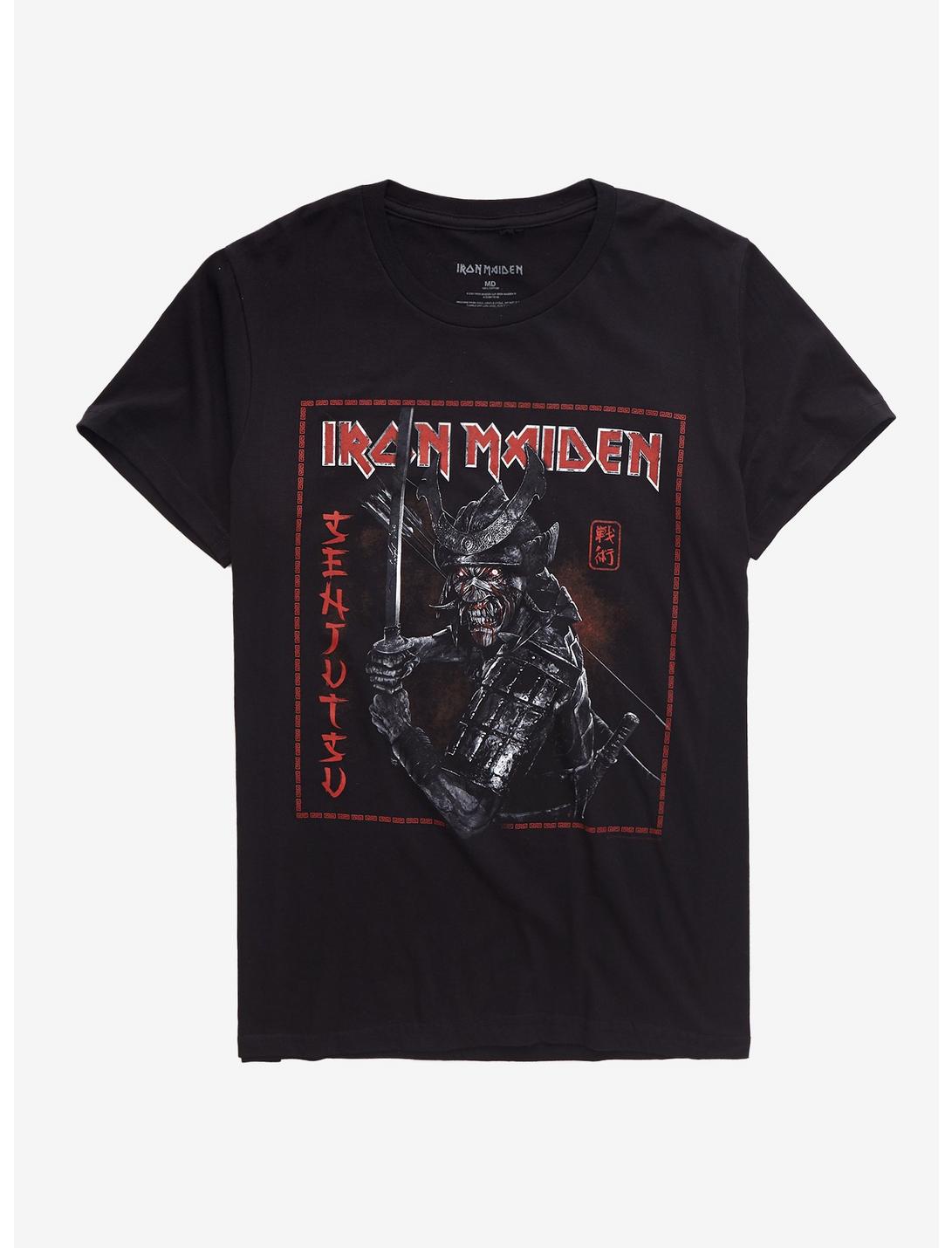 Iron Maiden Senjutsu Album Cover T-Shirt, BLACK, hi-res