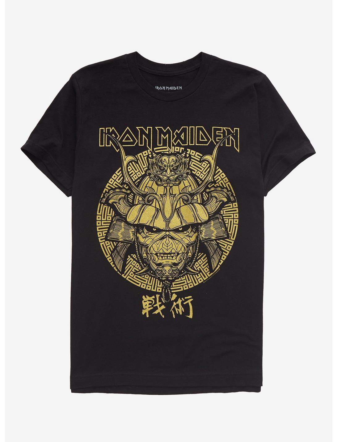 Iron Maiden Senjutsu Eddie Samurai T-Shirt, BLACK, hi-res