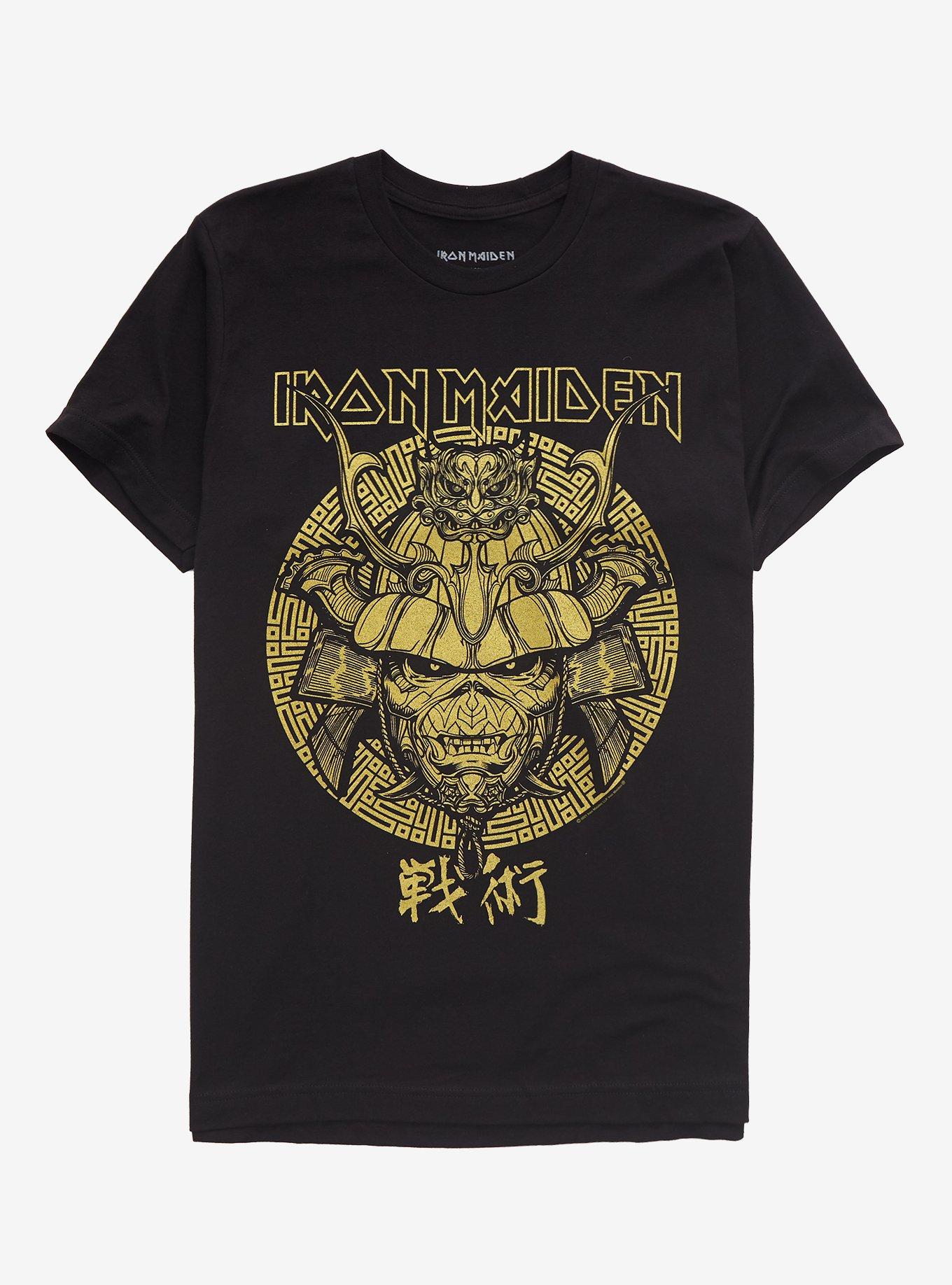 Iron Maiden Senjutsu Eddie Samurai T-Shirt, BLACK, hi-res