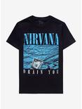 Nirvana Nevermind 30th Anniversary Drain You T-Shirt, BLACK, hi-res