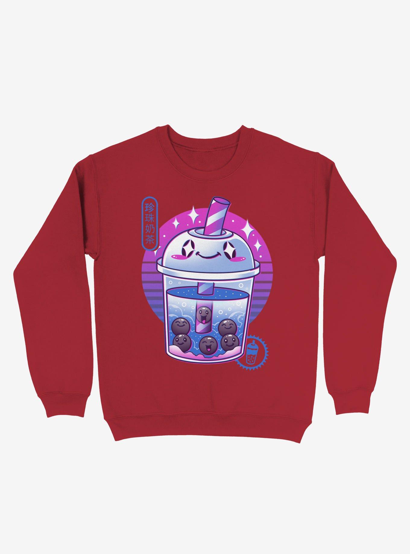 Boba Wave Tea Sweatshirt, , hi-res