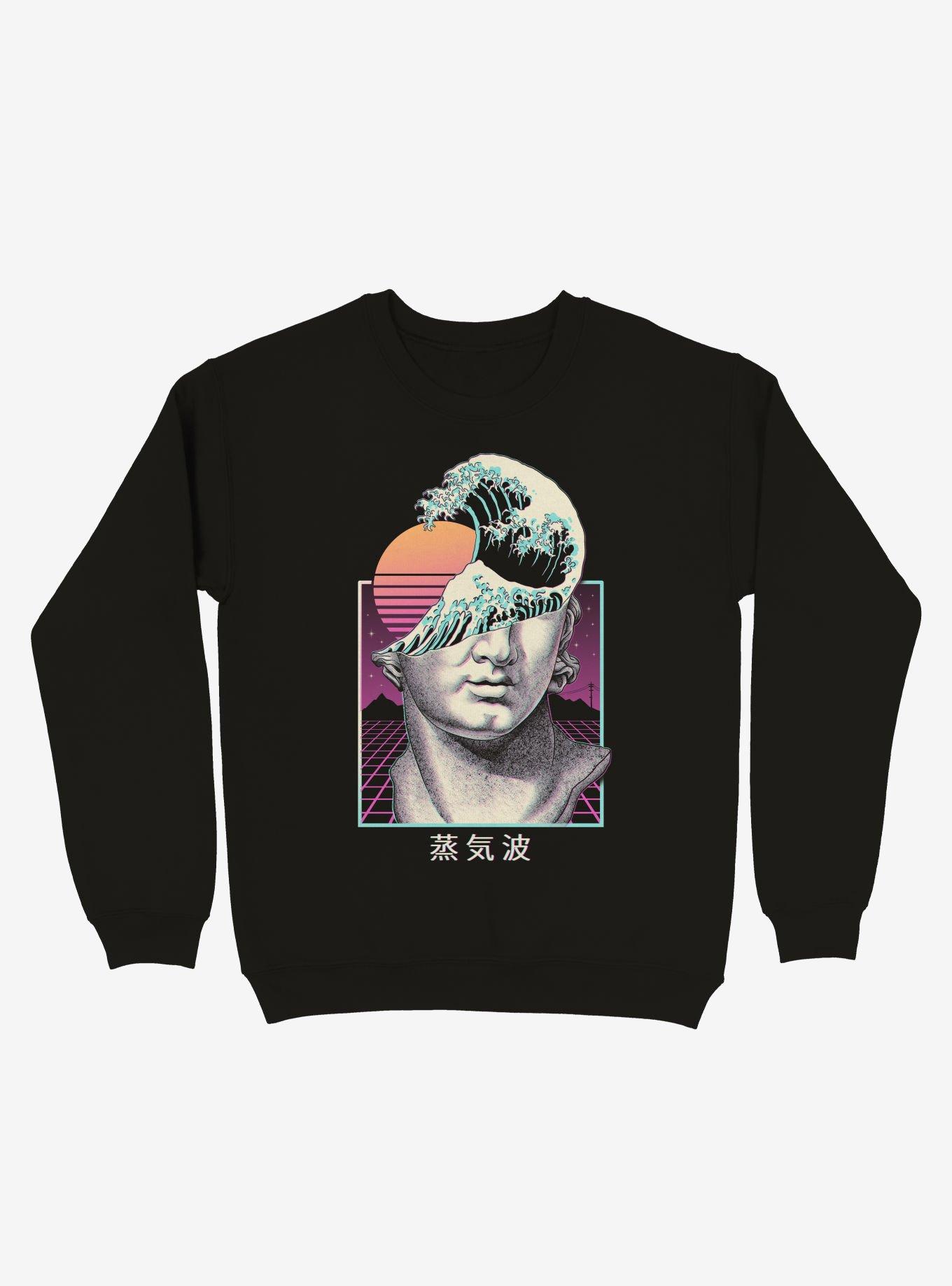 Great Vaporwave Sweatshirt, BLACK, hi-res