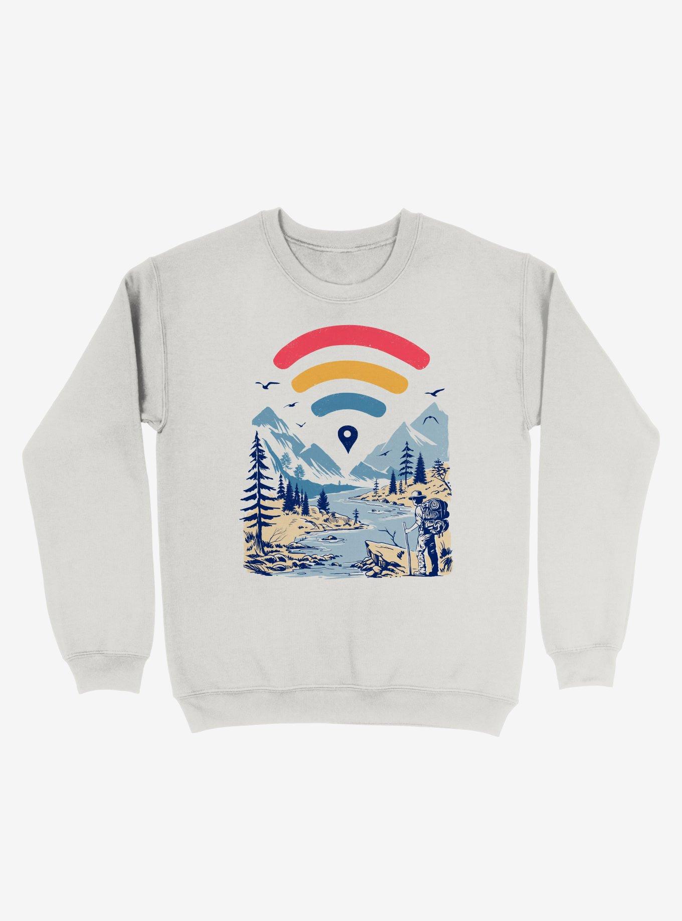 Internet Explorer Sweatshirt, WHITE, hi-res