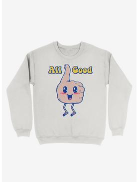 It's All Good Thumbs Up Sweatshirt, , hi-res