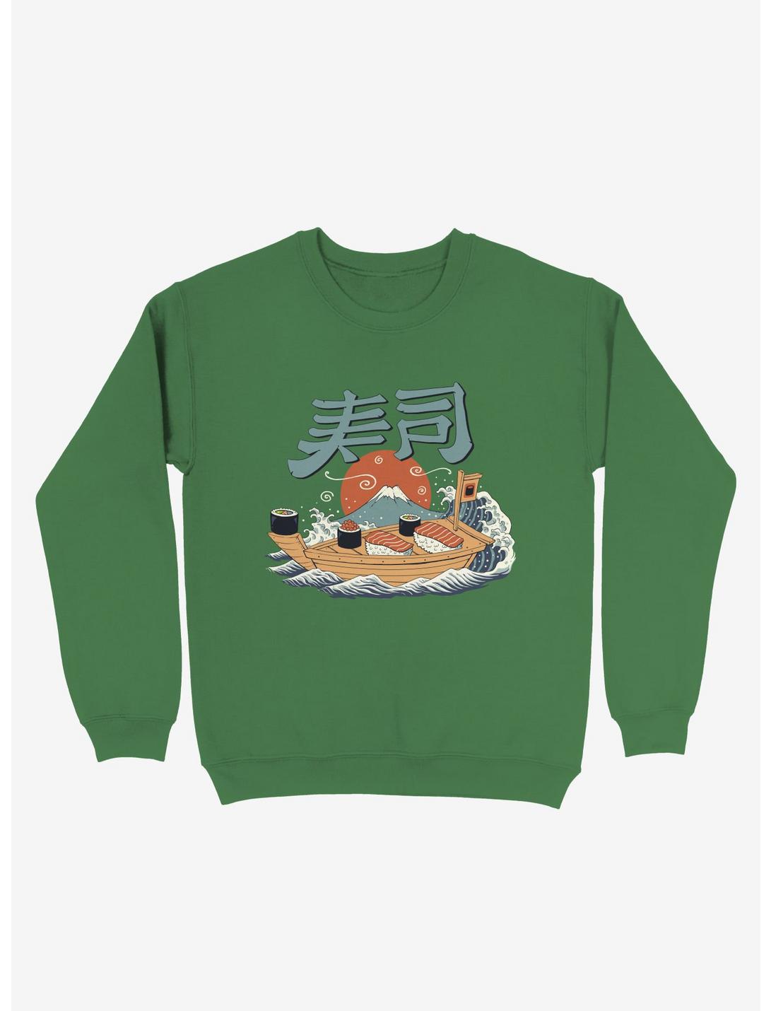 Sushi Pop Sweatshirt, KELLY GREEN, hi-res