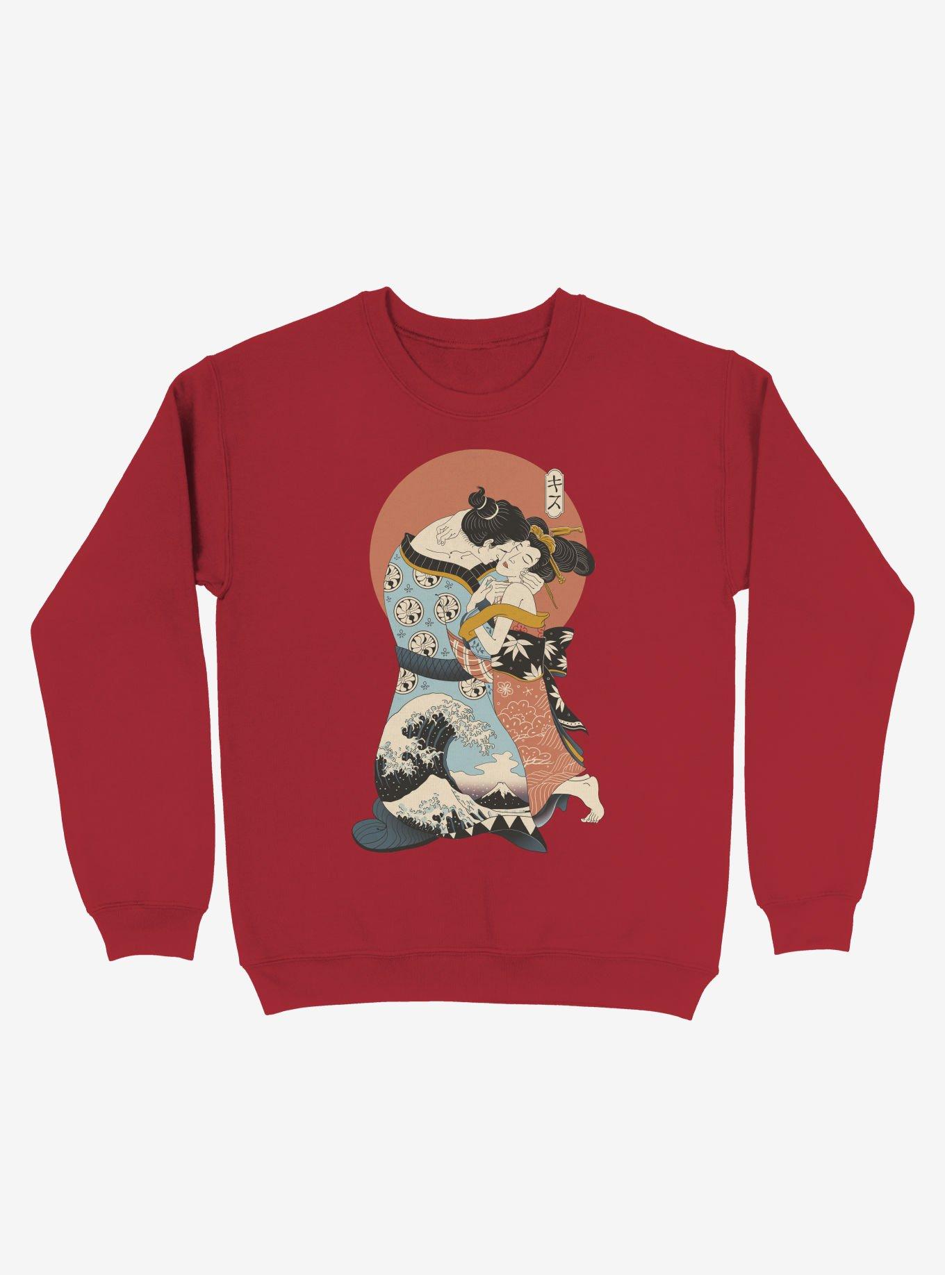 The Kiss Ukiyo-e Wave Sweatshirt, , hi-res