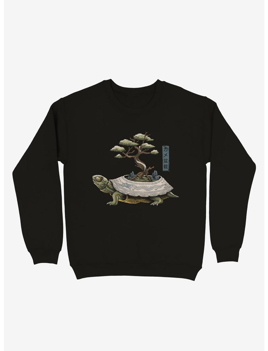 The Legendary Kame Turtle Tree Sweatshirt, BLACK, hi-res