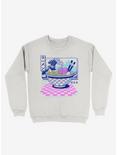 Vaporwave Ramen Sweatshirt, WHITE, hi-res