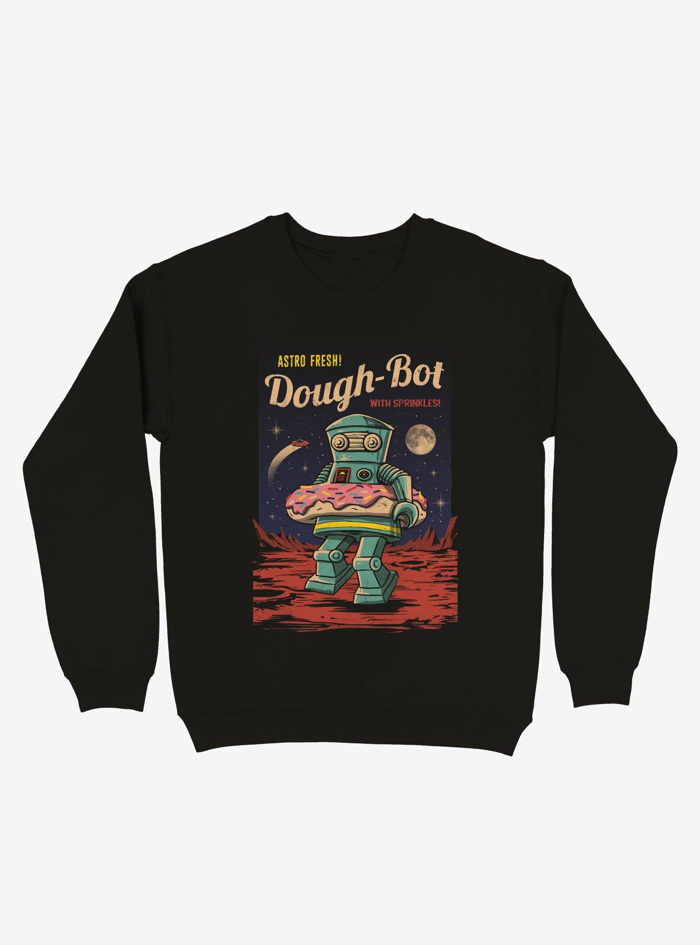 Dough Bot Sweatshirt, BLACK, hi-res