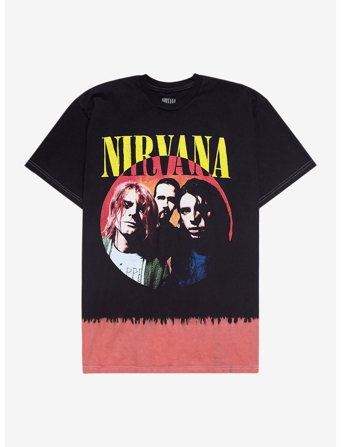 Nirvana Photo Dip-Dye T-Shirt, MULTI, hi-res