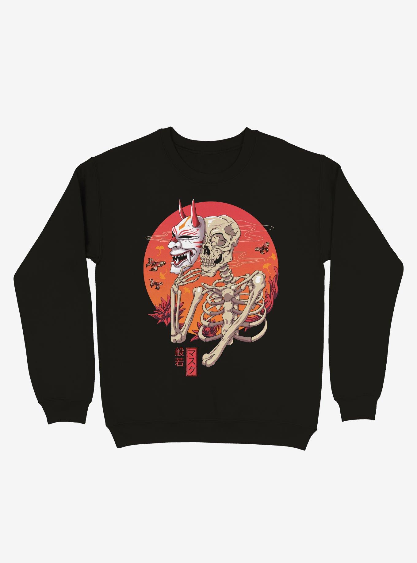 Hannya Yokai Mask Sweatshirt, , hi-res