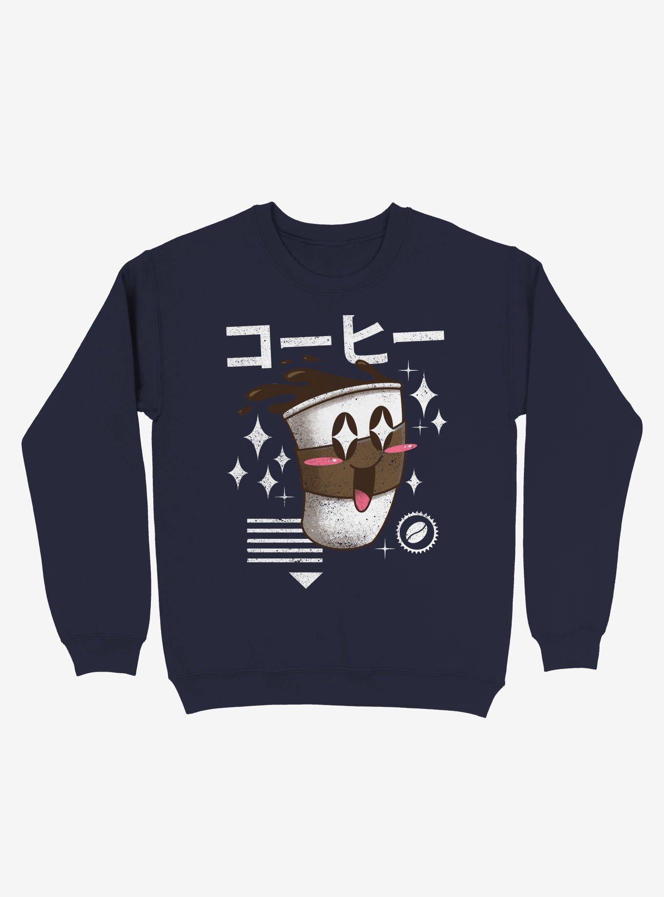 Kawaii Coffee Sweatshirt, , hi-res