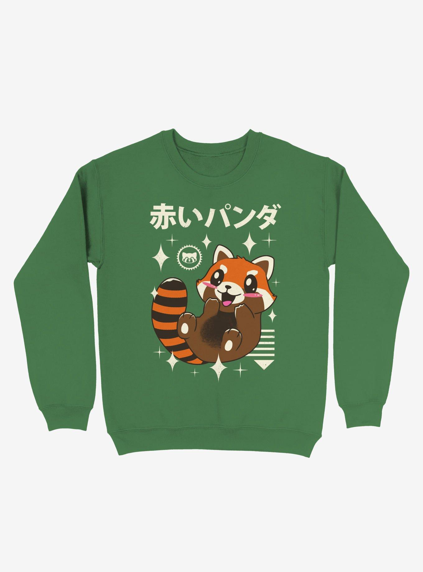 Kawaii Red Panda Sweatshirt, , hi-res