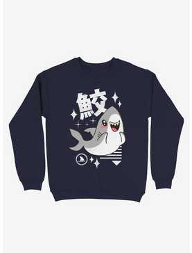 Kawaii Shark Sweatshirt, , hi-res