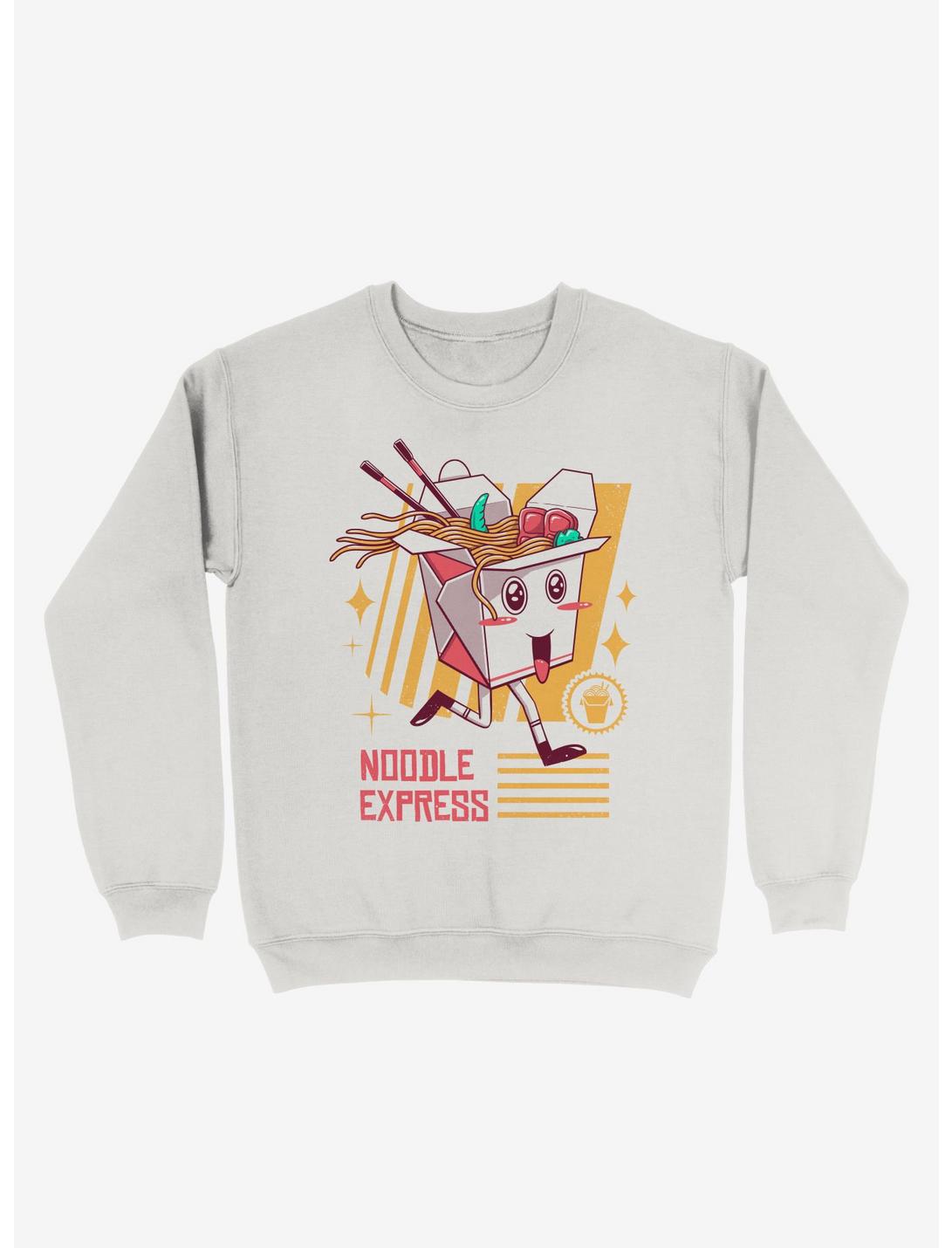 Noodle Express Sweatshirt, WHITE, hi-res