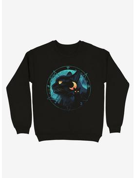 Puss The Evil Cat Sweatshirt, , hi-res