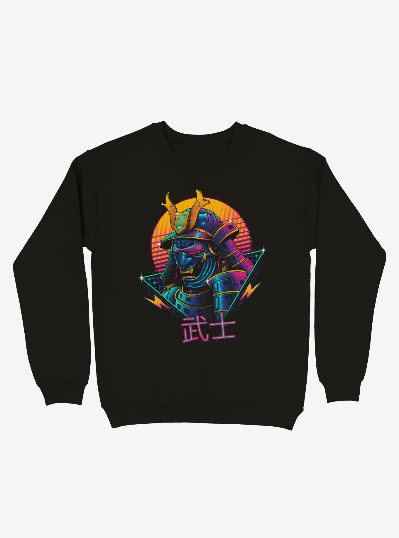 Rad Samurai Sweatshirt, BLACK, hi-res