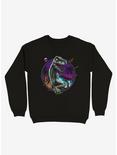 Rad Velociraptor Sweatshirt, BLACK, hi-res