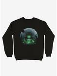 Sign Of Life Astronaut Sweatshirt, BLACK, hi-res