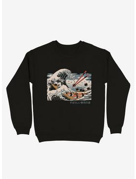 The Great Sushi Wave Sweatshirt, , hi-res