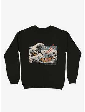 The Great Sushi Wave Sweatshirt, , hi-res