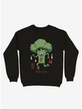 Yokai Broccoli Sweatshirt, BLACK, hi-res