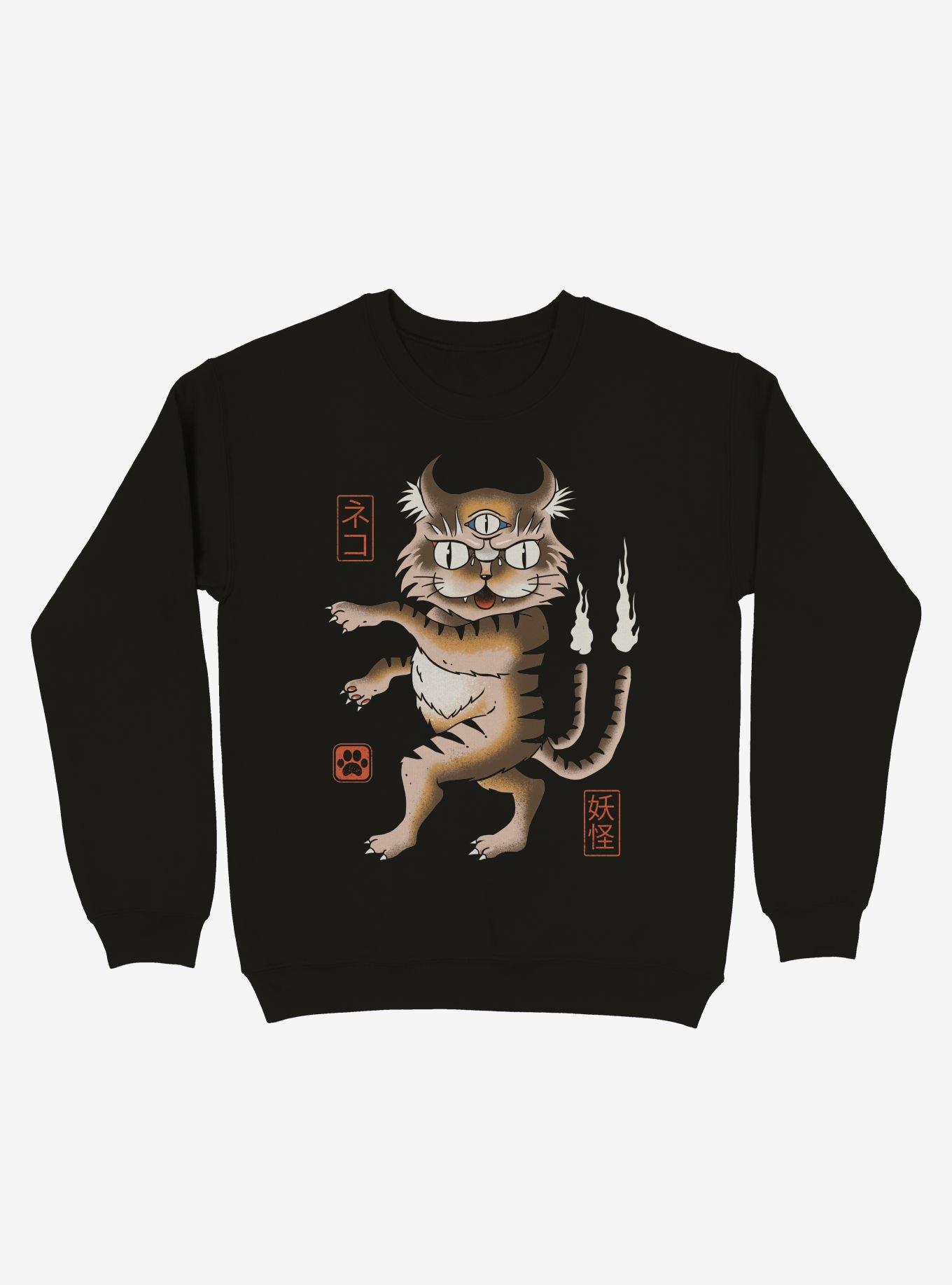 Yokai Cat Sweatshirt, , hi-res