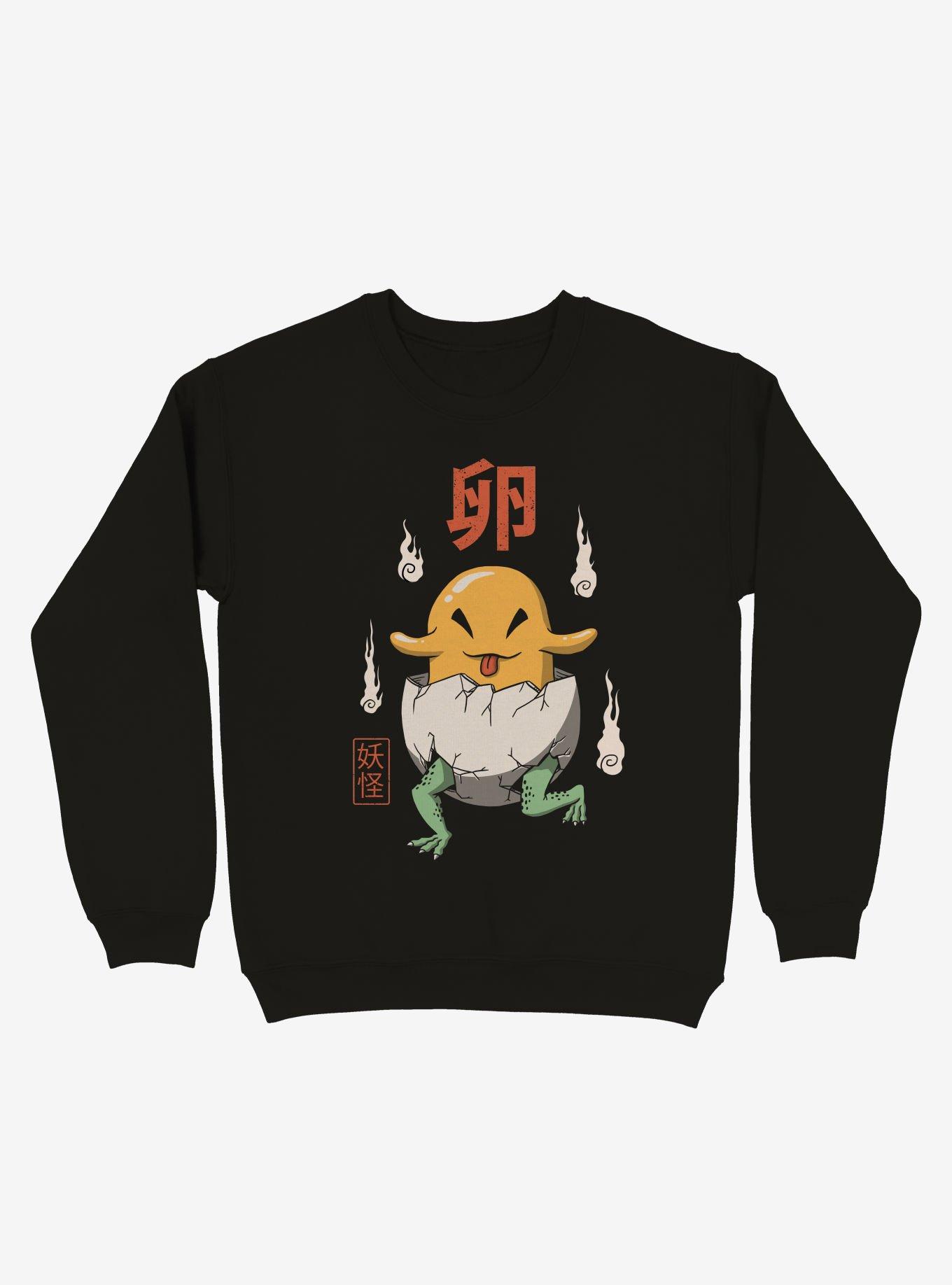 Yokai Egg Sweatshirt, BLACK, hi-res