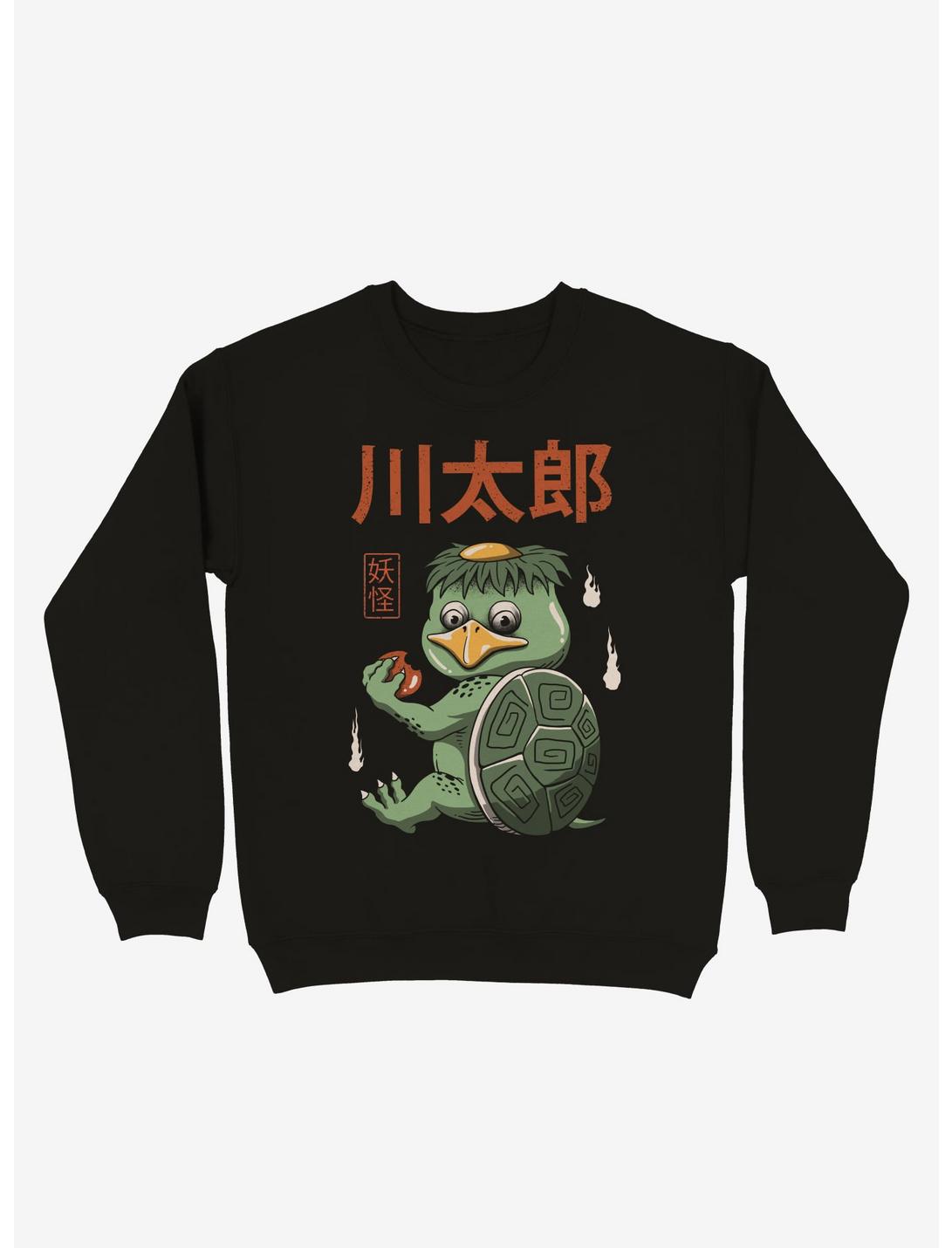 Yokai Turtle Sweatshirt, BLACK, hi-res