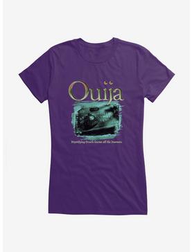 Ouija Game Green Frame Girls T-Shirt, PURPLE, hi-res